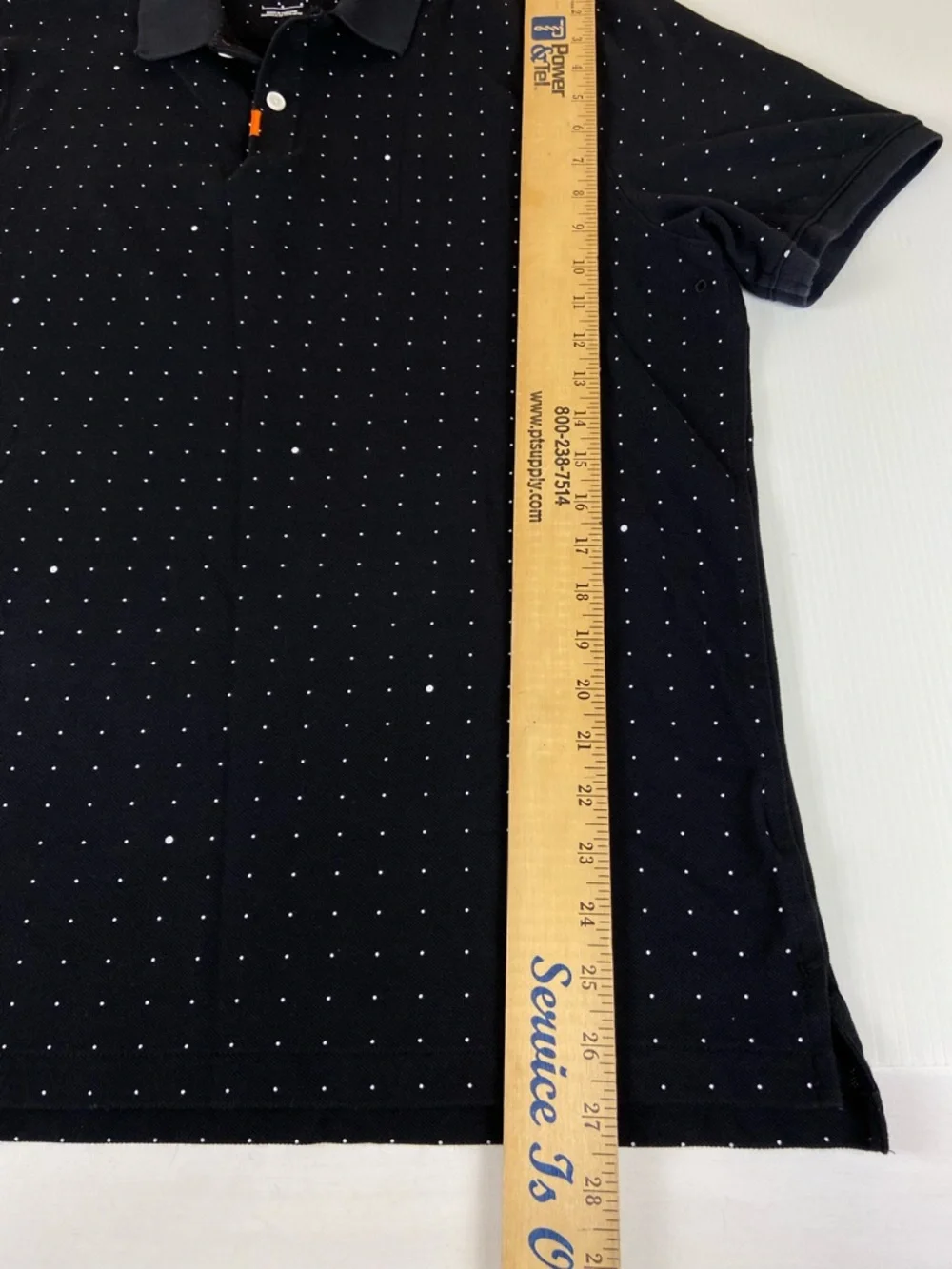 Nike Dri-FIT Polo Shirt Black Micro Dot Golf Athletic Mens Large - Picture 9 of 12